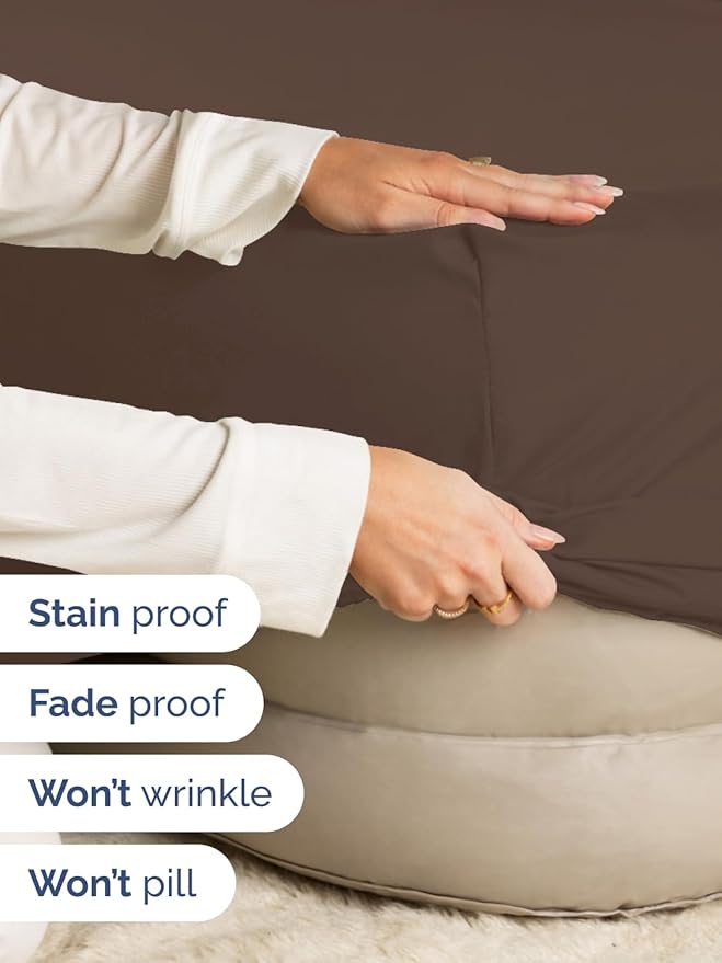 Extra Deep King Fitted Sheet - Hotel Luxury Single Fitted Sheet Only - Easily Fits 18 inch to 24 inch Mattress - Ultra Soft, Wrinkle Free w/Extra Deep Pockets - Easy-Care, Breathable & Comfy - Brown