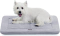 MADE 4 PETS Dog Crate Pad Bed for Small Dogs, Washable & Reversible, Anti-Slip Kennel Mat for Cozy Sleeping, Soft Fluffy Dog Bed for Indoor & Outdoor Use, 24"x18", Gray