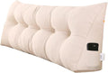 SAMTY Triangular Wedge Pillow headboard Full Size for Couch Large headboard Pillow with Removable Cover Back Rest Pillows for Sitting up in Bed