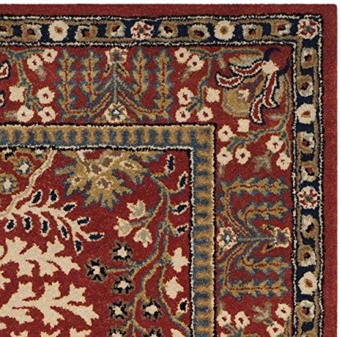 SAFAVIEH Antiquity Collection 2' x 3' Red / Multi AT64A Handmade Traditional Oriental Premium Wool Accent Rug