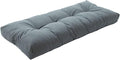 FUNHOME Outdoor Bench Cushion 48 x18 inch with Non-Slip Grips,Water Resistant Porch Swing Cushion,Bench Pillow Pads,Tufted Cushions for Patio Garden Furniture,48" Seat Cushions(Dark Gray)