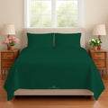 Sleeper Sofa 4 Piece Bed Sheet Set Premium Quality 100% Cotton 500 Thread Count, Smooth & Super Soft Sateen Weave, Extra Soft Bed Sheets, Wrinkle Free, 8 Inch Deep Pocket (Full, Olive)