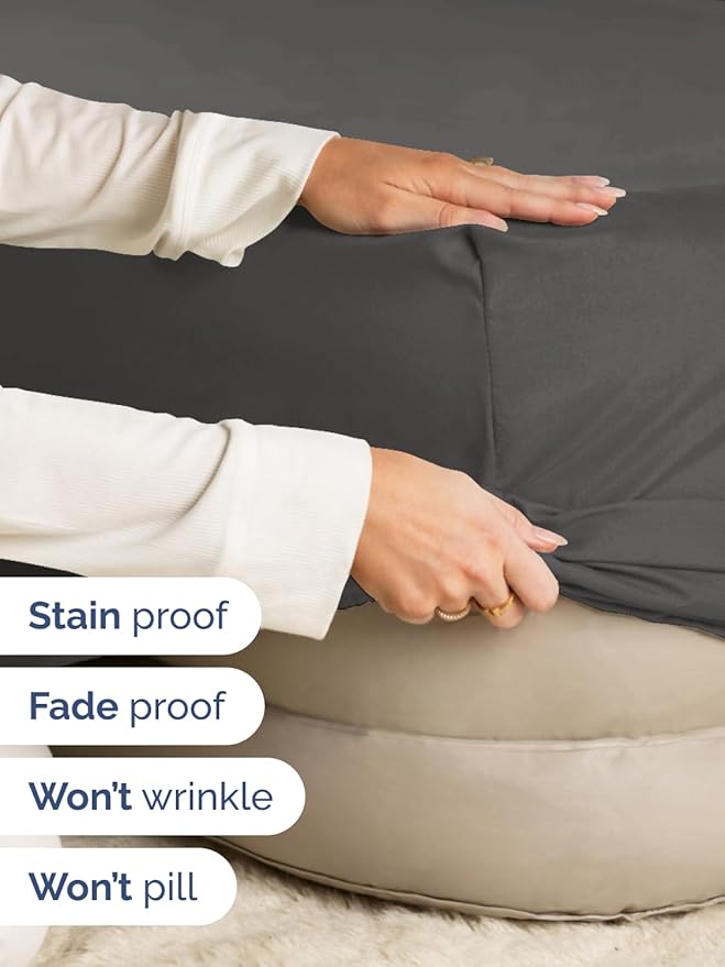 Extra Deep Cal King Fitted Sheet - Hotel Luxury Single Fitted Sheet Only - Easily Fits 18 inch to 24 inch Mattress - Ultra Soft, Wrinkle Free with Extra Deep Pockets - Breathable & Comfy - Charcoal