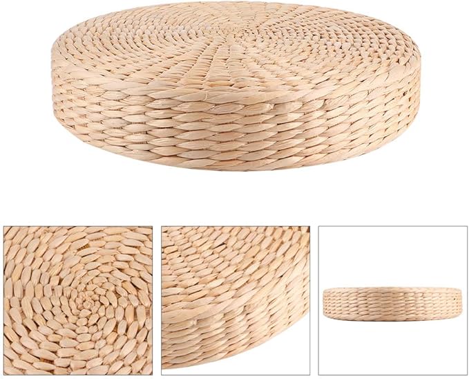 Round Sitting Cushion, 30x5cm / 11.8x2.0in Household Thicken Tatami Seats Floor Pillow Cushion Pouf Decoration for Zen Yoga Tea Ceremony