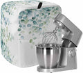 Eucalyptus Leaves Stand Mixer Dust Cover with Storage Pocket & Handles, Fits All Tilt Head & Bowl Lift Spring Botanical Vines Kitchen Appliance Cover Organizer Watercolor Bag Accessories, 6-8 Quart