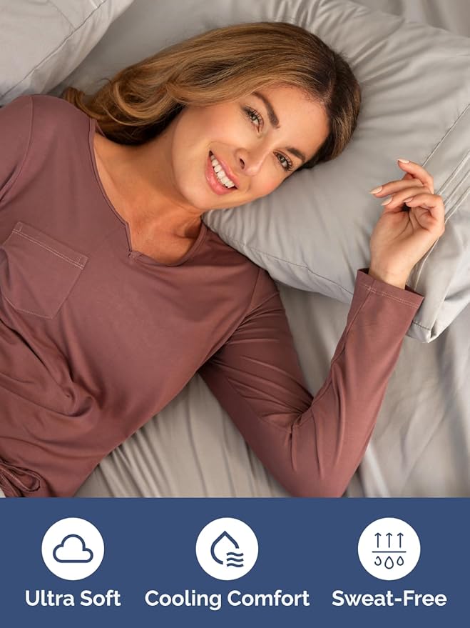 Extra Deep King Fitted Sheet - Hotel Luxury Single Fitted Sheet Only - Easily Fits 18 inch to 24 inch Mattress - Ultra Soft, Wrinkle & Fade Free w/Extra Deep Pockets - Breathable & Comfy - Light Grey
