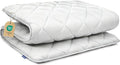 Aircliff Japanese Floor Mattress, Roll Up Tatami Mat, Sleeping Pad, Shikibuton, CertiPUR-US Certified Foam Floor Bed Futon Mattress for Dormitory, Guest Bed, Designed in Japan(Light Grey, Full)