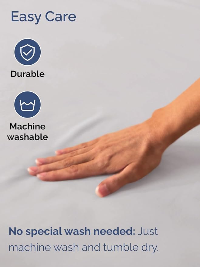 Extra Deep Twin Fitted Sheet - Hotel Luxury Single Fitted Sheet Only - Easily Fits 18 inch to 24 inch Mattress - Ultra Soft, Wrinkle & Fade Free w/Extra Deep Pocket - Breathable & Comfy - French Grey