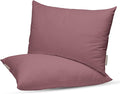 Haven & Glow Decorative Throw Pillow Cover – Rectangular Cushion Case with Zipper | Modern Sofa, Couch & Bed Accent Pillow Covers for Living Room, Bedroom & Home Decor | 20 x 12 Inch – Violet – 2 Pack