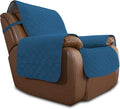 Easy-Going Sofa Slipcover Waterproof Oversized Recliner Chair Cover Non-Slip Fabric Couch Cover for Living Room Washable Furniture Protector for Pets Kids Dog (Oversized Recliner, Peacock Blue)