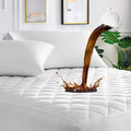UNILIBRA Full Mattress Cover Waterproof, Deep Pocket Mattress Pad Protector Fits to 6''-19'', Breathable Hollow Cotton Filling Quilted Mattress Protector for Full Size