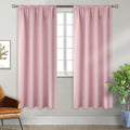 BGment Baby Pink Room Darkening Curtains for Kids Room 72 Inch Legnth - Rod Pocket Thermal Insulated Window Curtain for Girl Bedroom, 42 x 72 Inch, 2 Panels