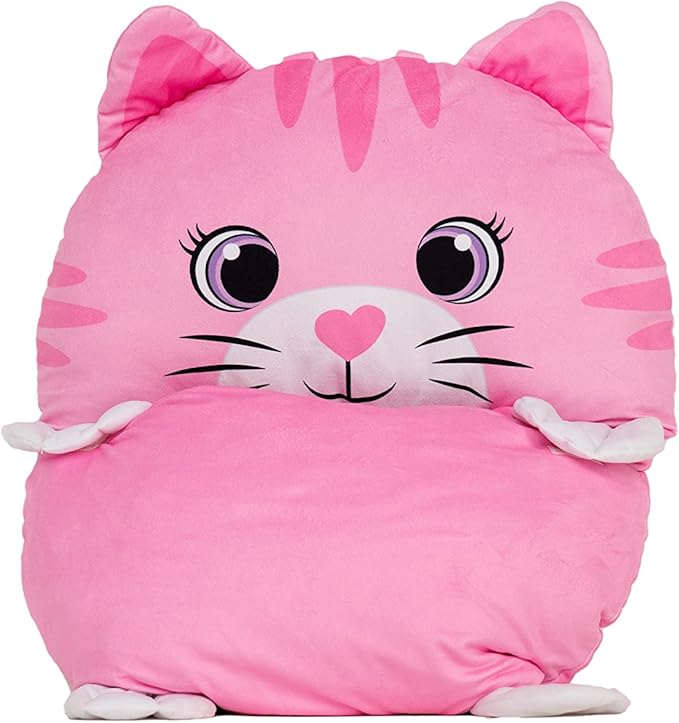 Kid's Nap Buddies Character Preschool Nap Mat, Toddler Sleeping Bag with Pillow for Daycare, Ages 3+