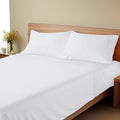 SPRINGSPIRIT Twin Sheets Set, 4 Piece Bed Sheets Set Deep Pockets, Super Soft, Breathable, White