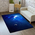 Outer Space Galaxy Area Rug for Boys Room 5x8 ft Soft Non-Slip Solar System 3D Planet Universe Rug for Kids Bedroom Living Room