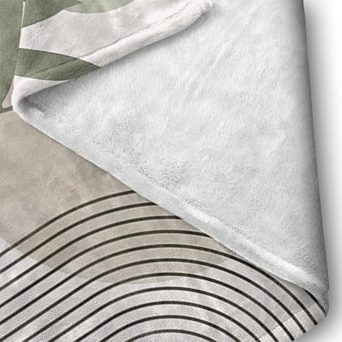 Boho Mid Century Throws Blankets Beige Yellow Modern Abstract Throw Blankets Minimalist Sun Boho Geometric Aesthetic Soft Warm Bed Bedding Women Blankets for Couch Bedroom Office 30"x40"