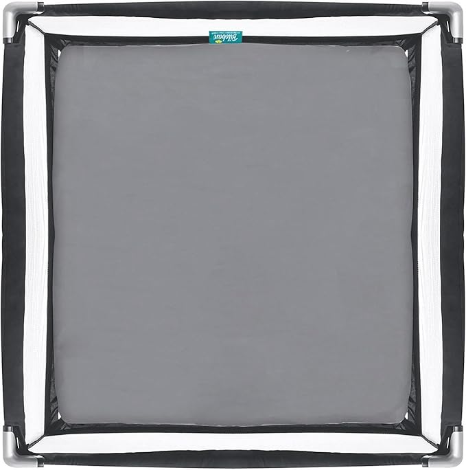 Square Playard/Playpen Fitted Sheets, Perfect for New Room2 / TotBloc Portable Playard, 2 Pack, Ultra Soft Microfiber, Fitted Playpen Sheet, Grey.