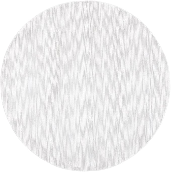 SAFAVIEH Vision Collection Round Rug - 12' Round, Ivory Grey, Modern Ombre Design, Non-Shedding & Easy to Clean, Ideal for Living Room, Bedroom, Dining Space (VSN606K)