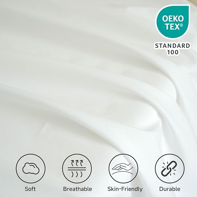 Simple&Opulence French Linen Bed Skirt with Classic 14 inch Drop Dust Ruffle, Tailored Draped Premium Natural Flax Cotton Blend Basic Dust Easy Fit Breathable Farmhouse Bedding (Twin, Basic Linen)