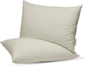 Haven & Glow Decorative Throw Pillow Cover – Square Cushion Case with Zipper | Modern Sofa, Couch & Bed Accent Pillow Covers for Living Room, Bedroom & Home Decor | 20 x 18 inches – Silver Blue – 2 Pc