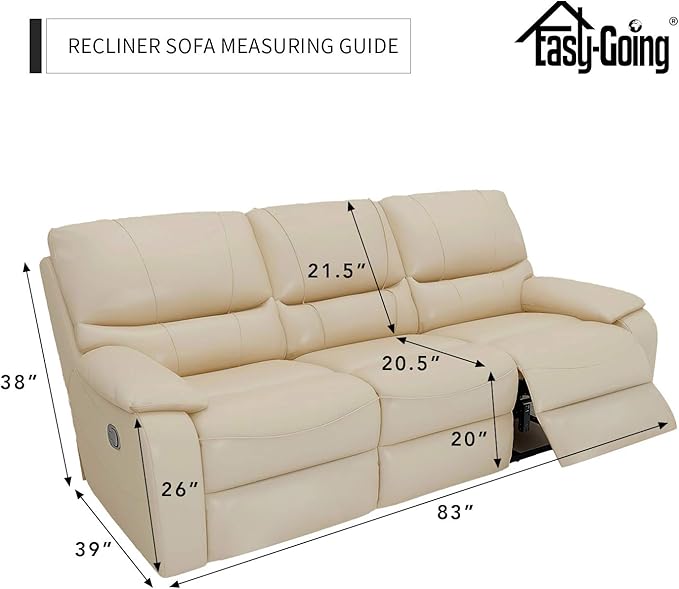 Easy-Going 8 Pieces Recliner Sofa Stretch Sofa Slipcover Sofa Cover Furniture Protector Couch Soft with Elastic Bottom Kids, Spandex Jacquard Fabric Small Checks Greyish Green