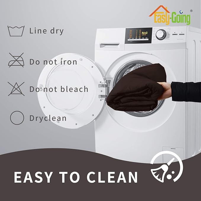 Easy-Going Sofa Slipcover Oversized Sofa Cover Waterproof Couch Cover Furniture Protector Cover Pets Covers Washable Non-Slip Fabric Pets Kids Children Dog (Oversized Sofa, Chocolate)