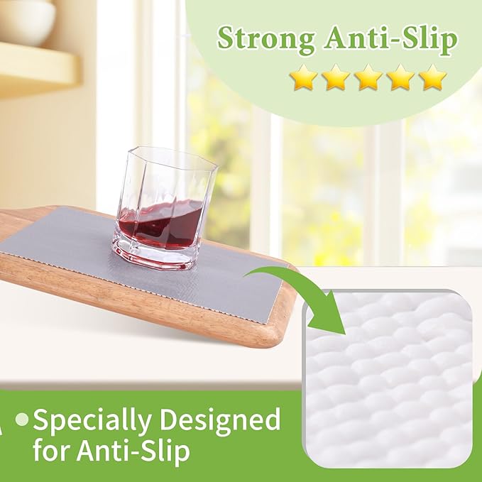 Shelf Liners for Kitchen Cabinets 12in x 10FT Non Adhesive Drawer Liner Grey Thickened Shelf Liner Paper Strong Non-Slip Easy to Clean for Tool Box Refrigerator with Knife and Tape Measure