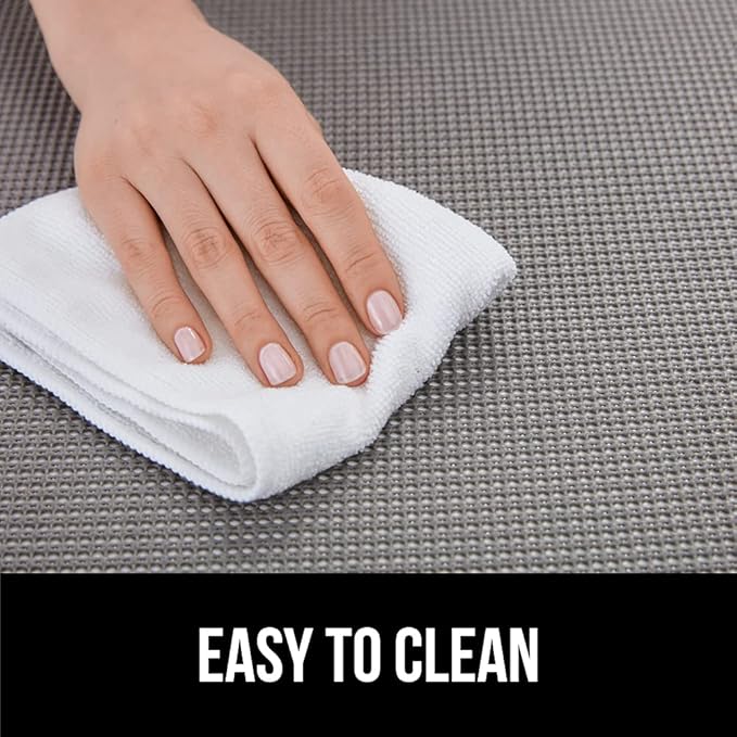 GORILLA GRIP powerGRIP Drawer Shelf and Cabinet Liner, Thick Strong Hold, Non-Adhesive Liners Protect Kitchen Cabinets and Cupboard, Bathroom Drawers, Easy Install, Breathable Mat, 17.5" x30', Beige
