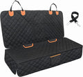 Dog Car Seat Cover for Back Seat Bench Cover, Compatible for Armrest 100% Waterproof & Nonslip Backseat Protector for Pet （XL）
