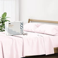Mayfair Linen 500 Thread Count Full Cotton Sheets - 4 PC Full Size Bed Sheet Set Cotton (Blush), Soft, Cooling, Sateen Hotel-Quality 16" Deep Pocket Bedsheet for Hot Sleepers (Fits 18" Mattress)