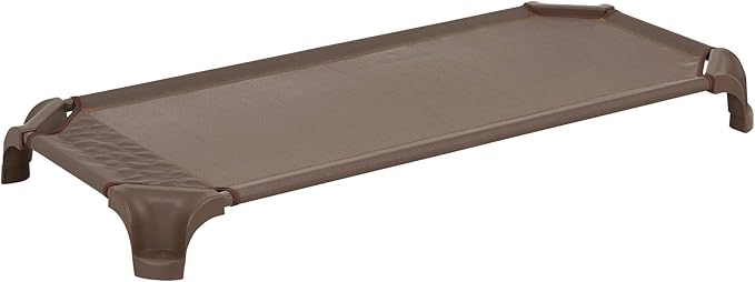 Sprogs Deluxe Heavy-Duty Childrens Standard 52"L Stackable Daycare Cot with Easy Lift Corners Cots for Preschool Kids Sleeping, Resting, and Naptime, SSPG-16139-AN-24PK, Natural Colors (Pack of 24)