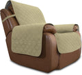 Easy-Going Sofa Slipcover Waterproof Oversized Recliner Chair Cover Non-Slip Fabric Couch Cover for Living Room Washable Furniture Protector for Pets Kids Children Dog Cat (Oversized Recliner, Sand)