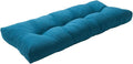 FUNHOME Outdoor Bench Cushion 48 x18 inch with Non-Slip Grips,Water Resistant Porch Swing Cushion,Bench Pillow Pads,Tufted Cushions for Patio Garden Furniture,48" Seat Cushions(Light Blue)
