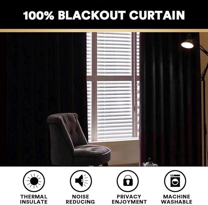 PrinceDeco Blackout Curtains for Bedroom 96 Inches Long Linen Look Curtains for Living Room Black Out Curtains Room Darkening Thermal Curtains with White Liner Backing for Nursery Decor,Washed Spice