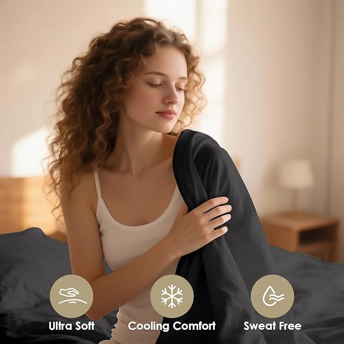 Twin Size Sheet Set - Hotel Luxury 3 Piece Soft Microfiber Breathable Cooling Twin Sheet Set,Fits 16" Deep Pocket Mattress, Easy Care Wrinkle Free Bedding Sheet and Pillowcase Bed Set, Dark Gray