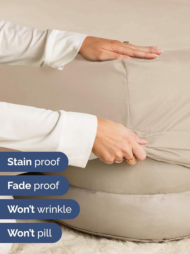 Extra Deep Queen Fitted Sheet - Hotel Luxury Single Fitted Sheet Only - Easily Fits 18 inch to 24 inch Mattress - Ultra Soft, Wrinkle Free w/Extra Deep Pockets - Easy-Care, Breathable & Comfy - Cream