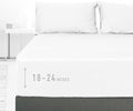 Sunflower Full Fitted Sheet, 1-Piece Extra Deep Pocket Fitted Bottom Sheet 22", 100% Cotton Sateen Soft Breathable, White