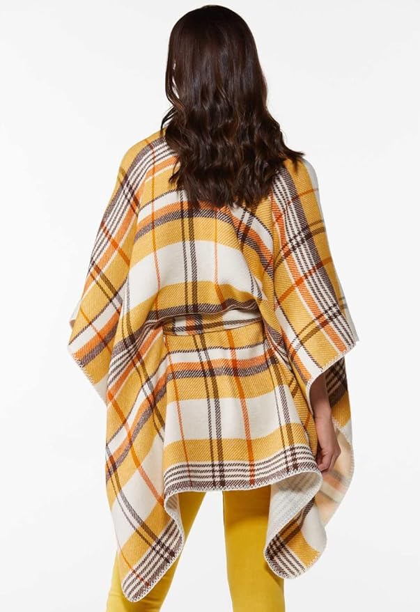 Breezy Lane Women's Shawl Wraps Warm Poncho Ruana Wrap Cardigan