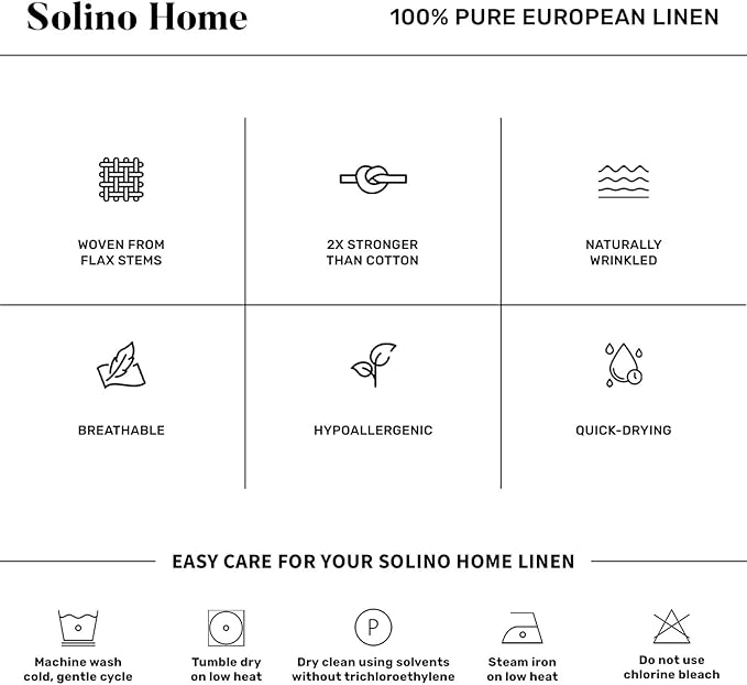 Solino Home Linen Royal Blue Table Runner 156 Inches Long - 100% Pure Linen Extra Long Table Runner 14 x 156 Inch for Christmas, New Year - Classic Hemstitch