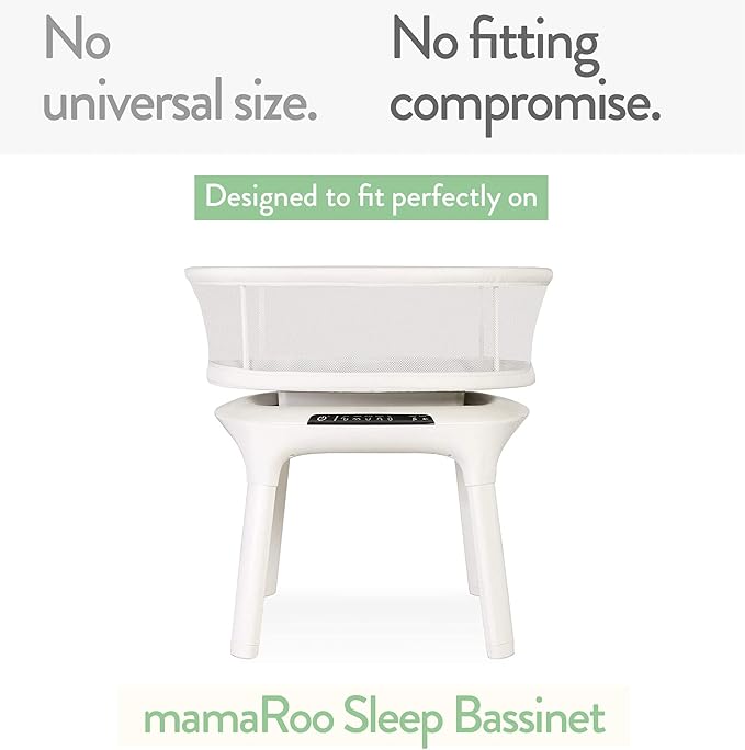 Bassinet Sheets Compatible with 4moms Mamaroo Sleep Bassinet - Fits 18 x 30 Inch Oval Bassinet Mattress – Snuggly Soft 100% Jersey Cotton – 2 Pack – Light + Dark Grey – 2 Pack