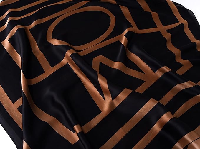 Fashion Scarves Scarf 100% Silk Feeling Scarf Silk Like Scarves Long Lightweight Sunscreen Shawls for Women