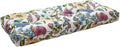 Outdoor Bench Cushion 48 x18 inch with Non-Slip Grips,Water Resistant Porch Swing Cushion,Bench Pillow Pads,Floral Tufted Cushions for Patio Garden Furniture,48" Seat Cushions(Butterfly Flower)