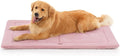 Made4Pets Dog Crate Pad Bed for Large Dogs, Washable & Reversible, Anti-Slip Kennel Mat for Cozy Sleeping, Soft Fluffy Dog Bed for Indoor & Outdoor Use, 41"x29", Pink