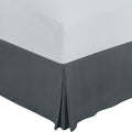 Utopia Bedding Queen Bed Skirt - 20 Pack - Soft Quadruple Pleated Ruffle - Easy Fit with 16 Inch Tailored Drop - Hotel & B&B Quality, Shrinkage and Fade Resistant (Queen, Grey)