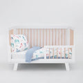 Little Unicorn Toddler Bedding 3-Piece Set | Super Soft & Breathable Muslin Fabric | for Convertible Cribs & Toddler Beds (Unicorns)