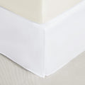 SONIVE Full Bed Skirt,15" Drop Pleated Dust Ruffle,Classic Tailored Easy Fit Brushed Microfiber Skirts Hotel Quality Shrinkage & Fade Resistant White