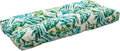FUNHOME Outdoor Bench Cushion 48 x18 inch with Non-Slip Grips,Water Resistant Porch Swing Cushion,Bench Pillow Pads,Floral Tufted Cushions for Patio Garden Furniture,48" Seat Cushions(Palm Leaf)