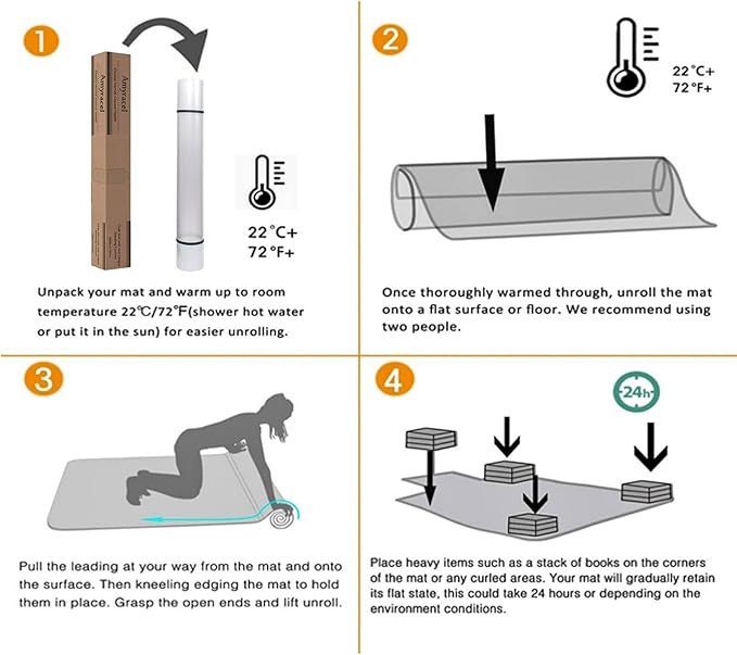 Amyracel Chair Mat for Hardwood Floor, 36” x 48” Computer Desk Chair Mat, Easy Glide Office Floor Protector Mat for Home Office