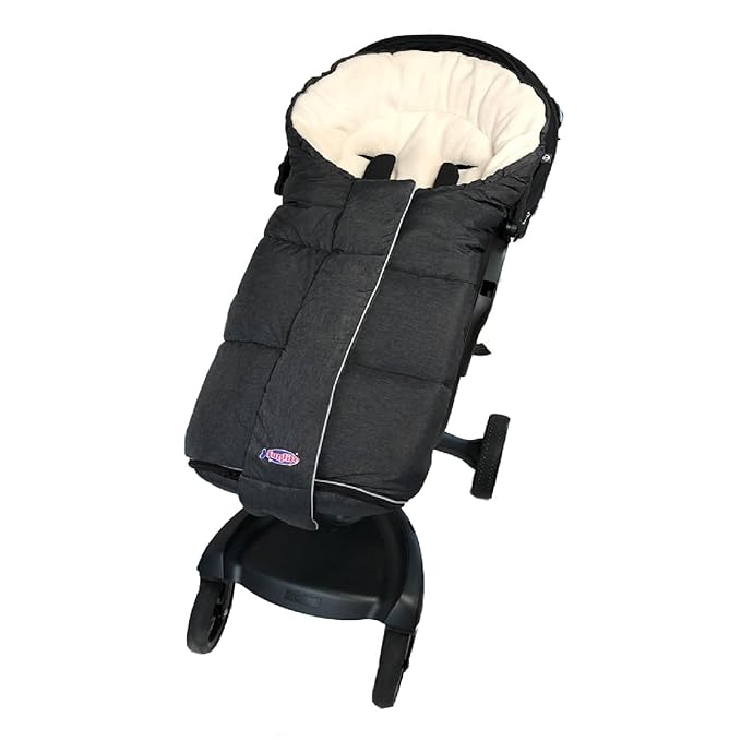 Waterproof Winter Universal Stroller Bunting Bag Toddler,Width Adjustable Stroller Blanket Fits Baby Growth