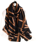 Fashion Scarves Scarf 100% Silk Feeling Scarf Silk Like Scarves Long Lightweight Sunscreen Shawls for Women